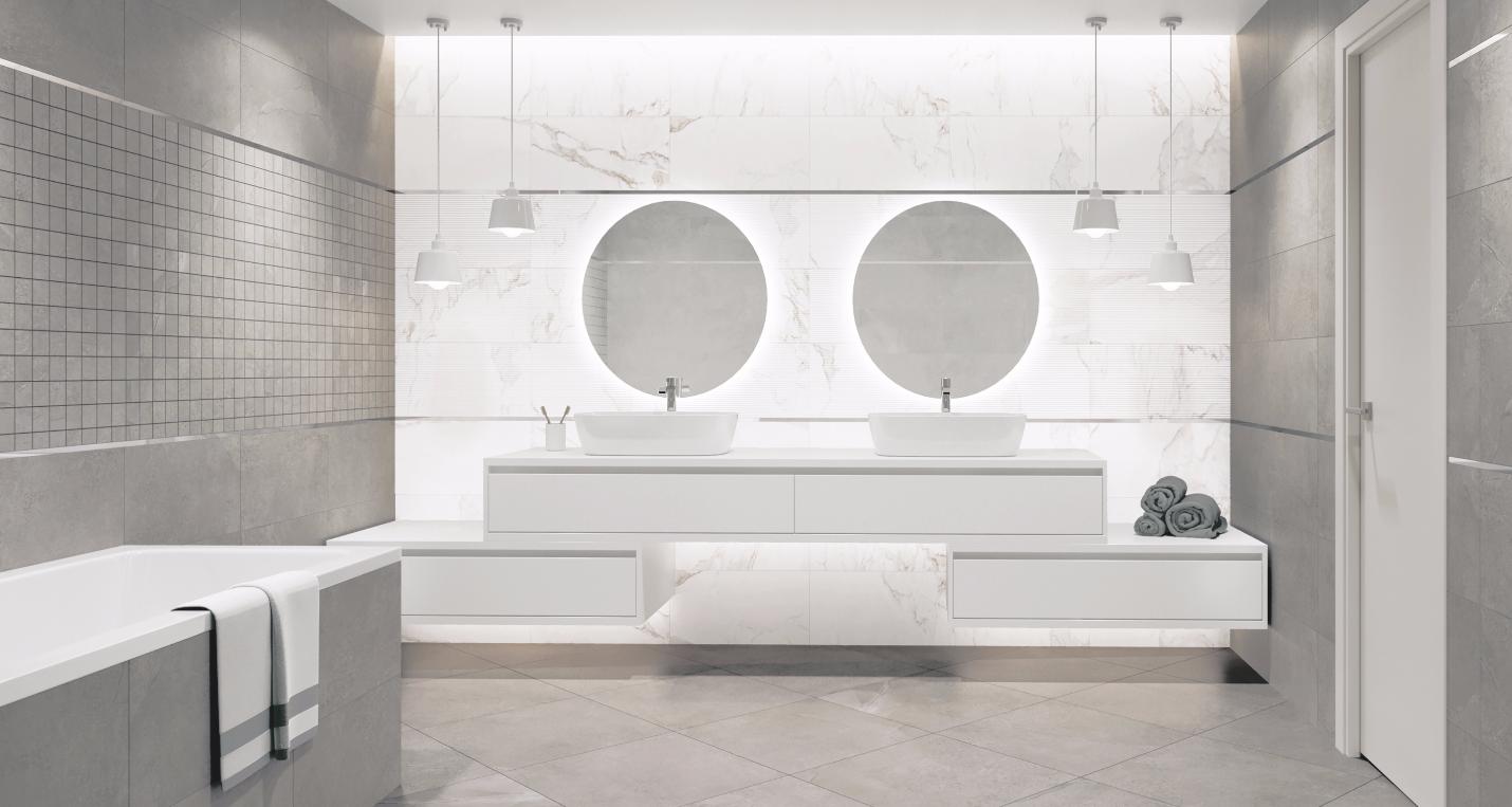 Коллекция Marble Trend цвет белый — фото 3