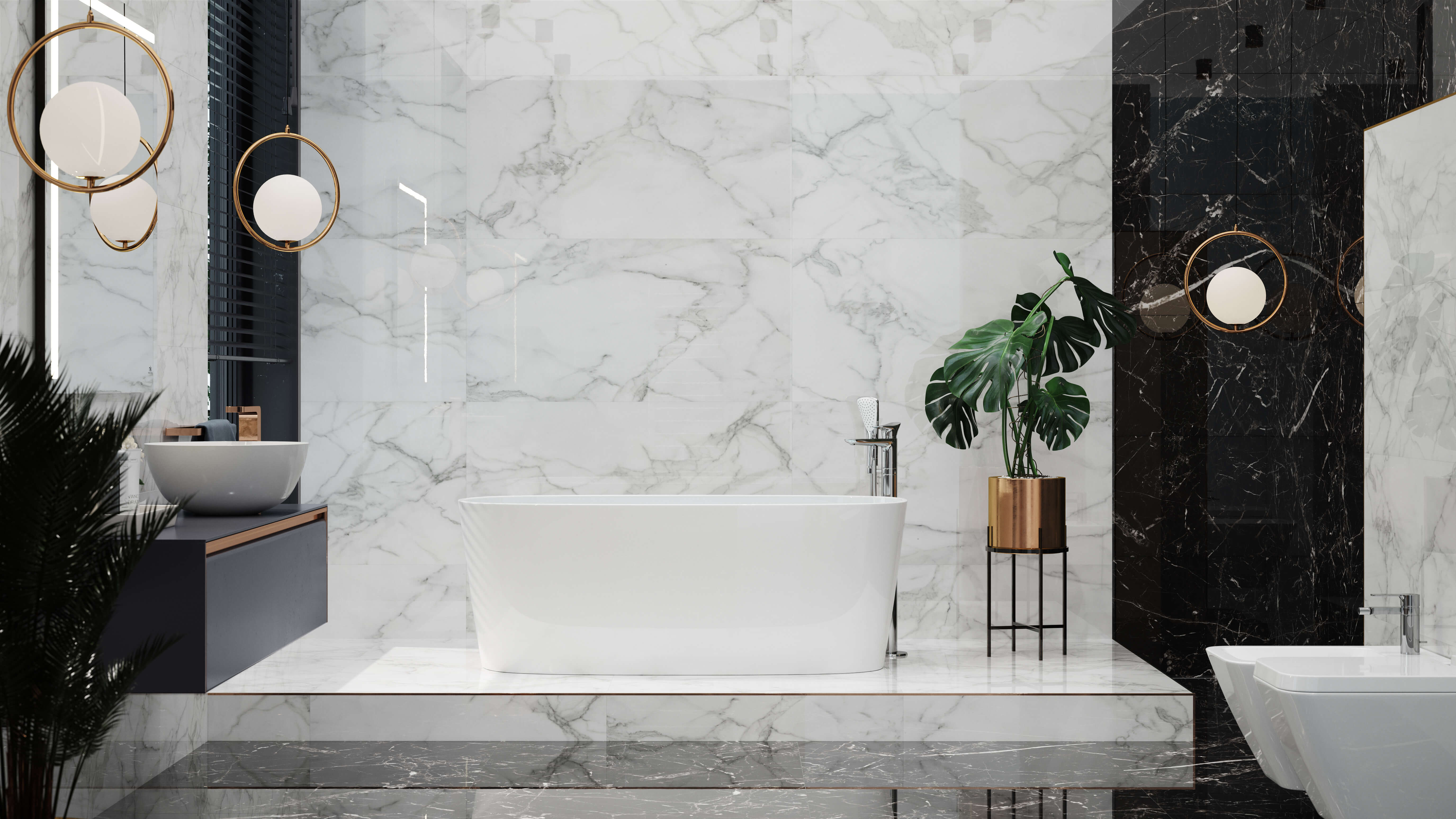Коллекция Marble цвет белый — фото 3